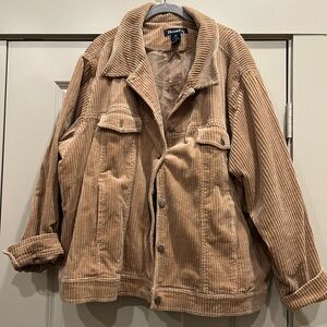 Denim and Co size 3x tan corduroy jacket